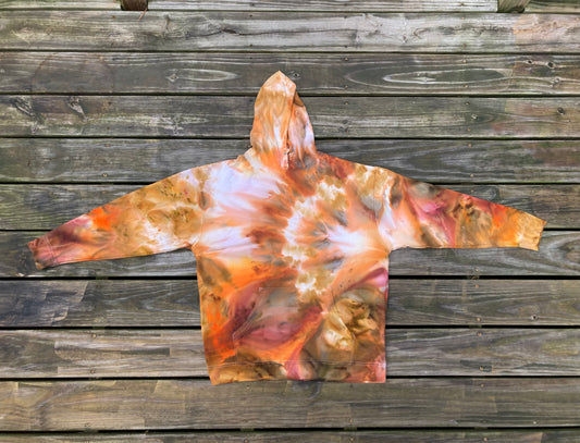 Fall & Ice Twists Tie Dye Hoodie