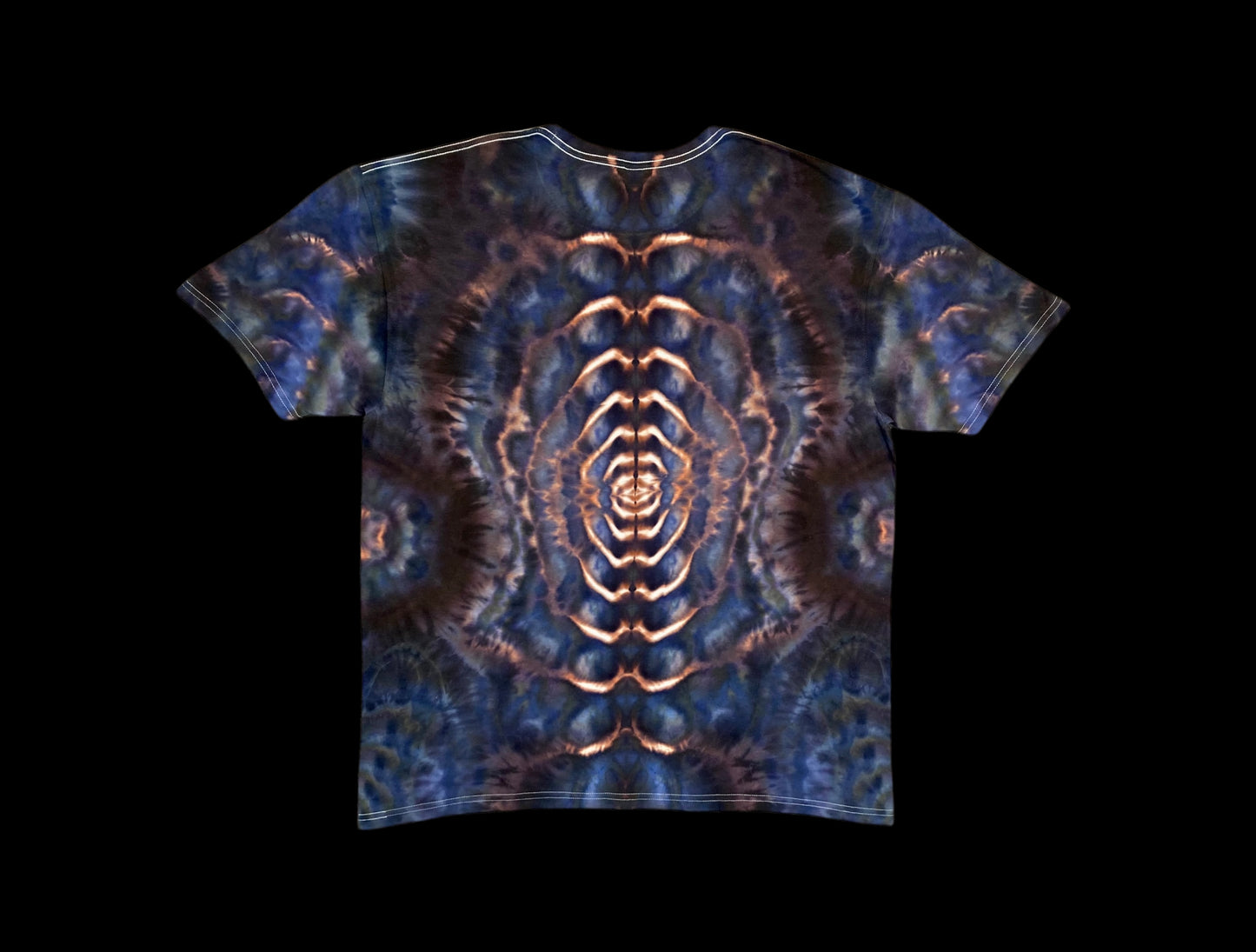 Spacial Bloom With Cosmic Spine Ice Tie Dye XL T-Shirt