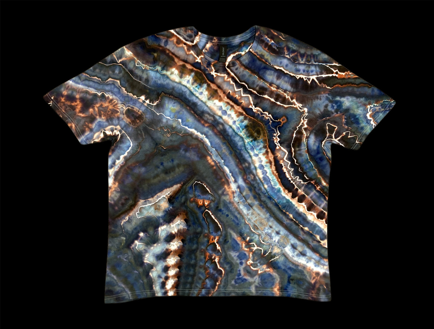 Jagged Geode Twister Ice Tie Dye T-Shirt