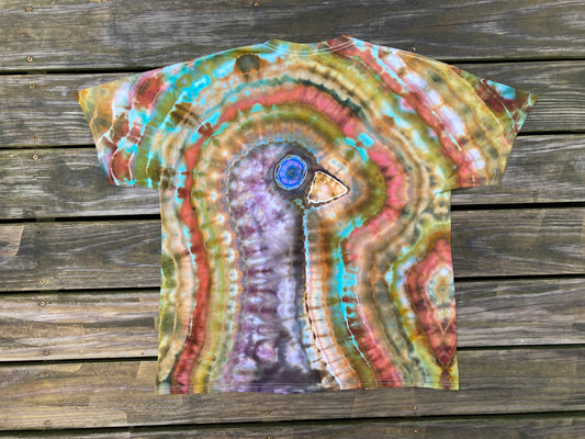 Geode Bird Ice Tie Dye T Shirt