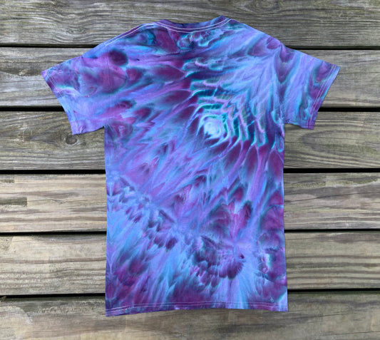 Cosmic Bloom Ice Dyed T Shirt