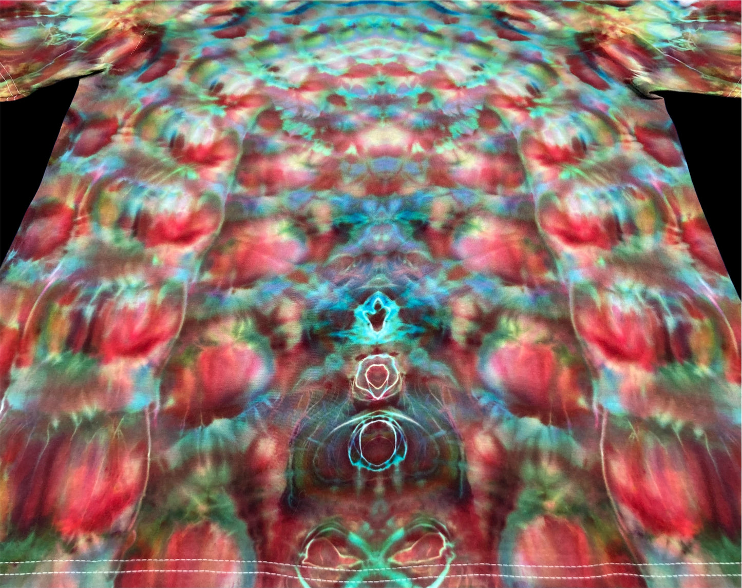 Psychedelic Towers Ice Tie Dye T-Shirt