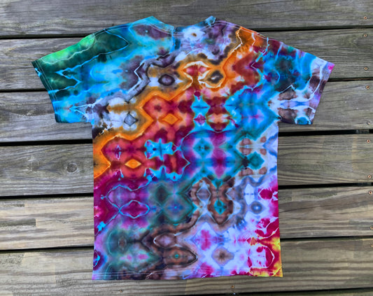 Multi Color Glitch Tie Dye