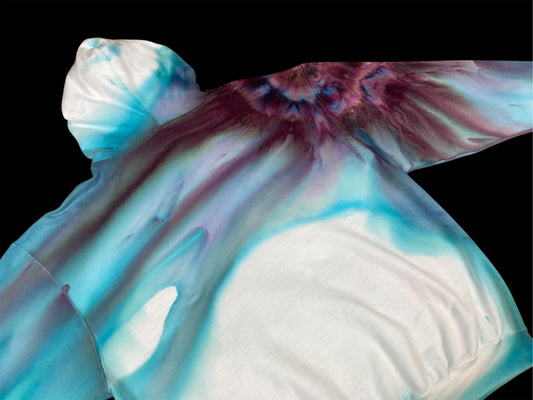 Gravity Flow Ice Tie Dye Hoodie Large