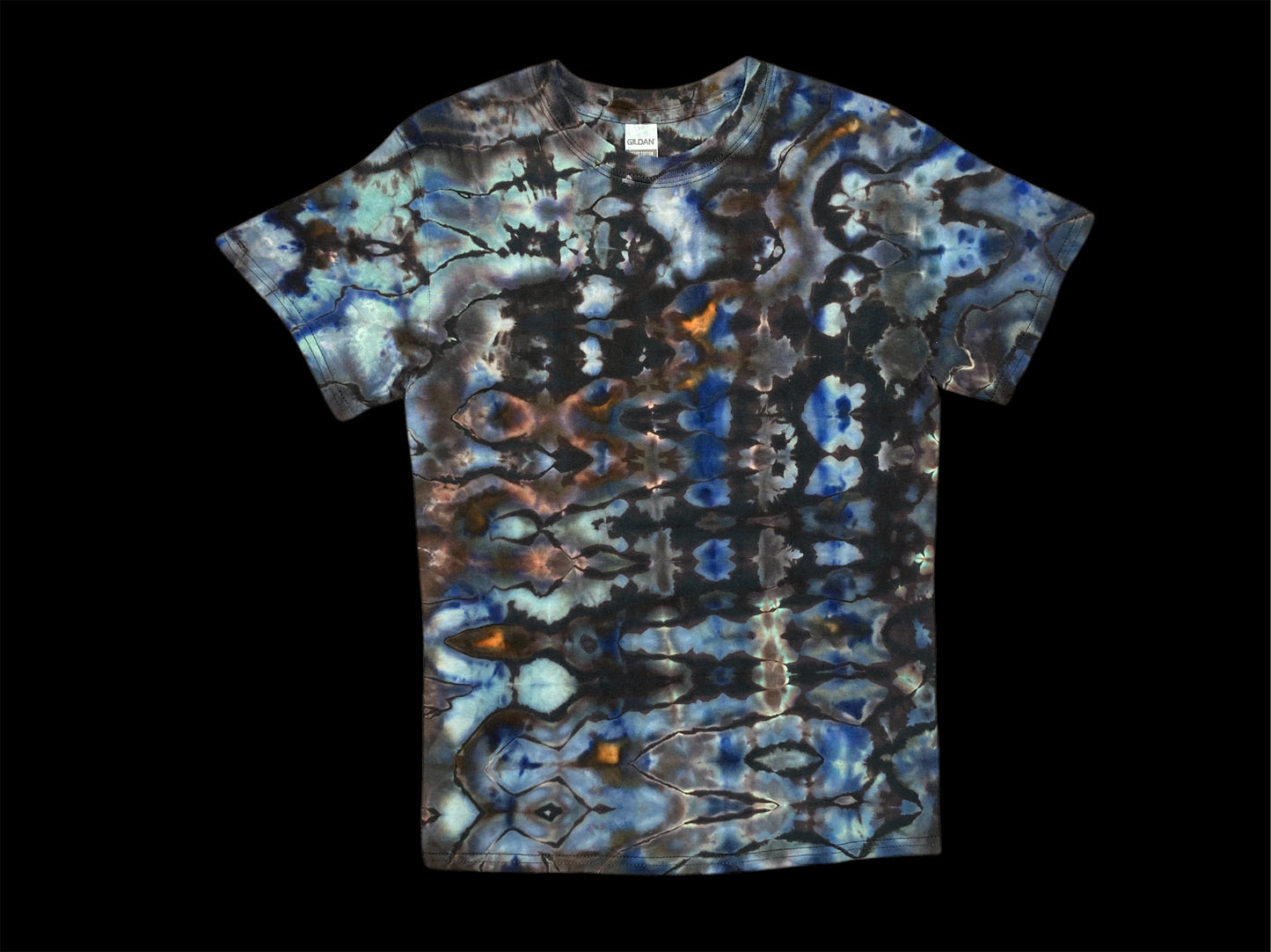 Reverse Dyed Glitch Tie Dye T Shirt