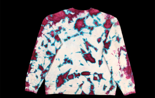 Ice Dyed Berry Lava Sweater