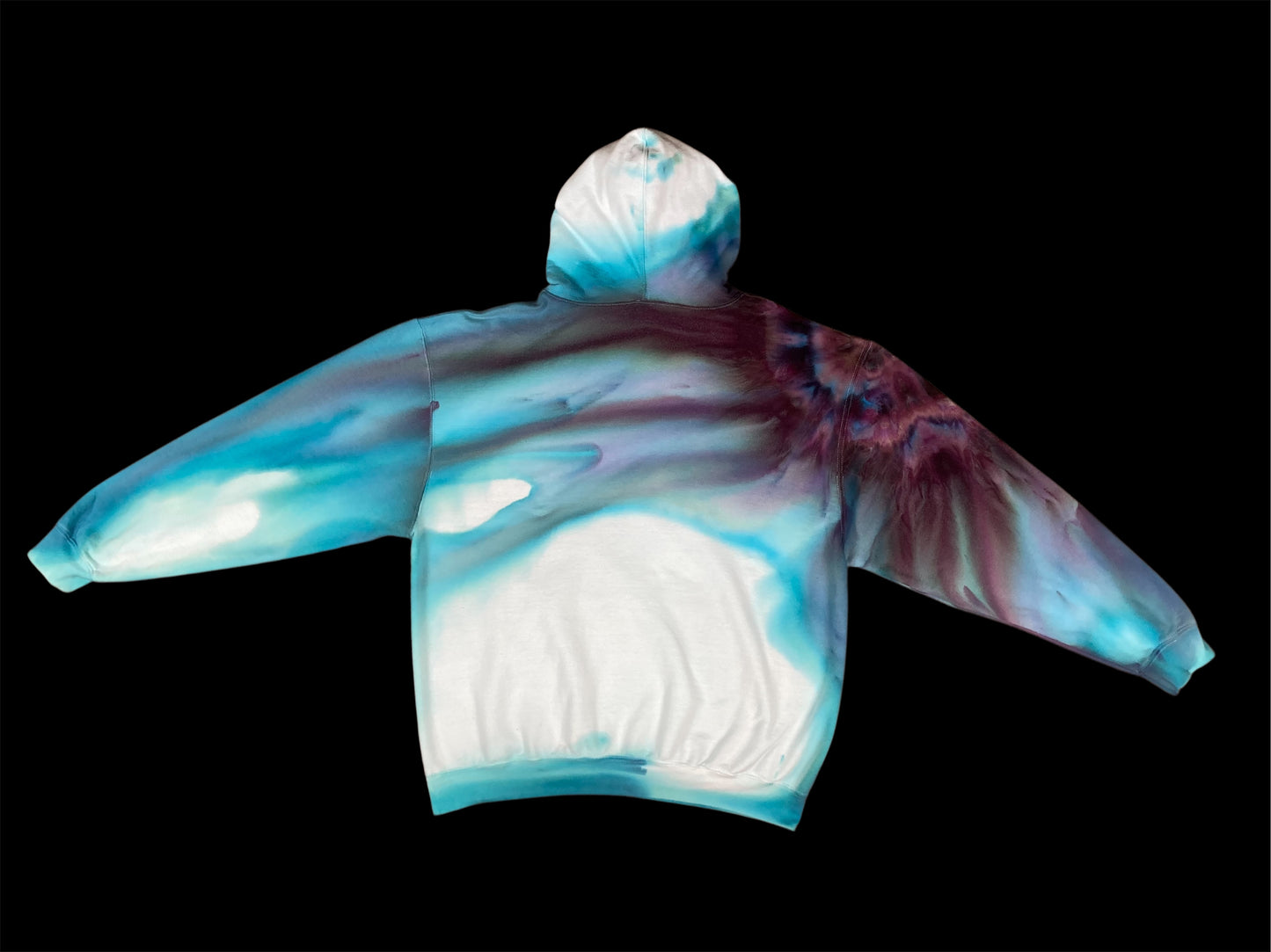 Gravity Flow Ice Tie Dye Hoodie Large
