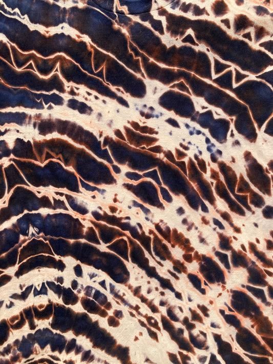 Jagged Geode Reverse Ice Tie Dye T Shirt