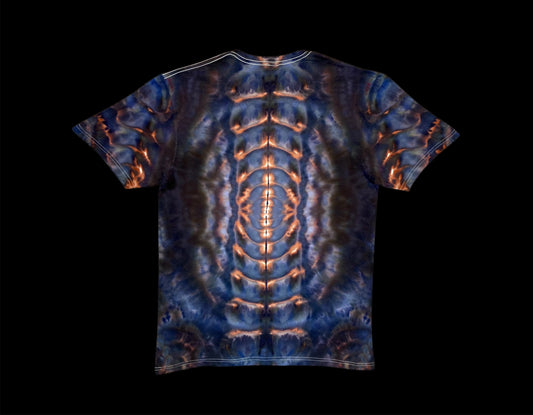 Spacial Bloom With Cosmic Spine Ice Tie Dye Medium T-Shirt