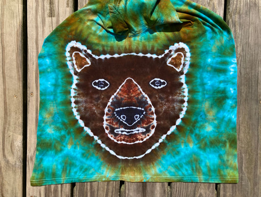 Cosmic Bear Ice Tie Dye 2x T Shirt