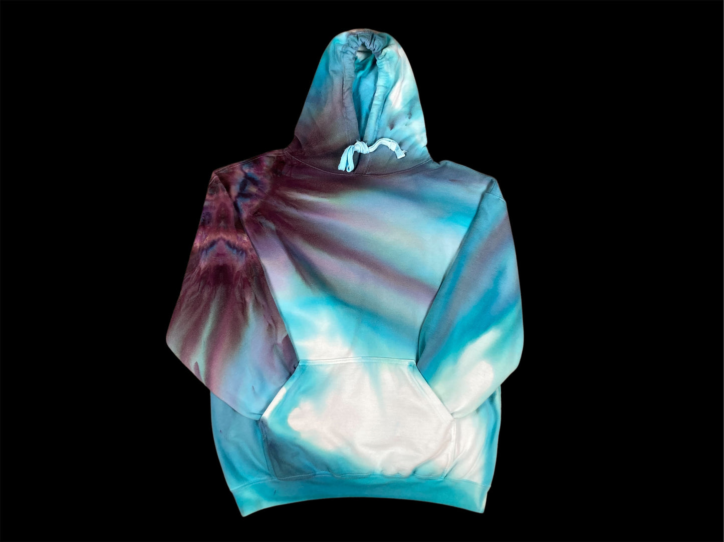Gravity Flow Ice Tie Dye Hoodie Large