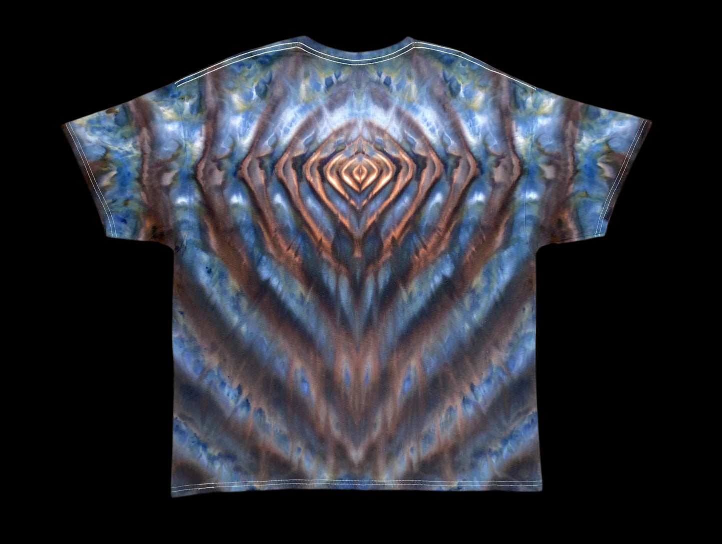 Pillars Roll & Twist Ice Tie Dye T-Shirt 2x
