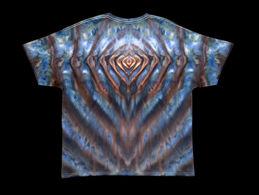 Pillars Roll & Twist Ice Tie Dye T-Shirt 2x