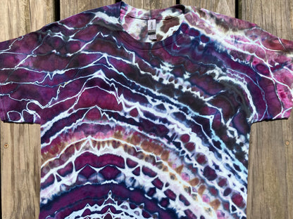 Jagged Geode Ice Tie Dye T Shirt