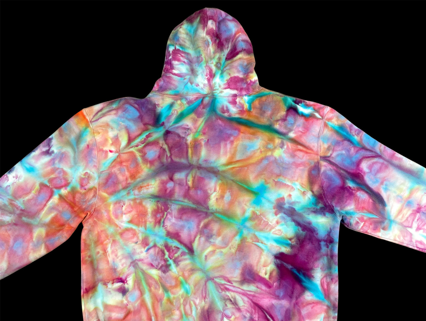 Summer Swirl Ice Tie Dye Hoodie