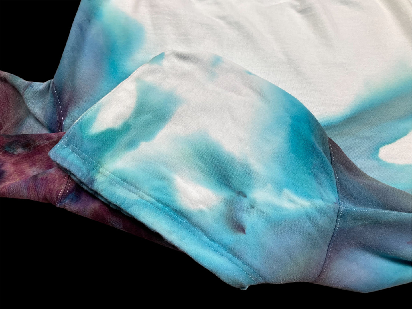 Gravity Flow Ice Tie Dye Hoodie Large