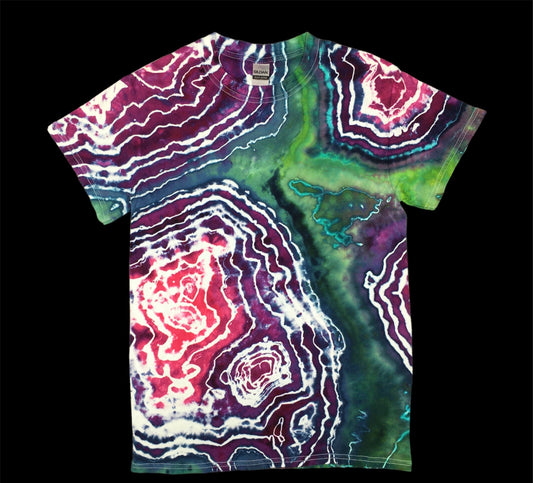 Ice Dyed Geode Styled Shirt