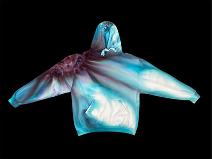 Gravity Flow Ice Tie Dye Hoodie Large