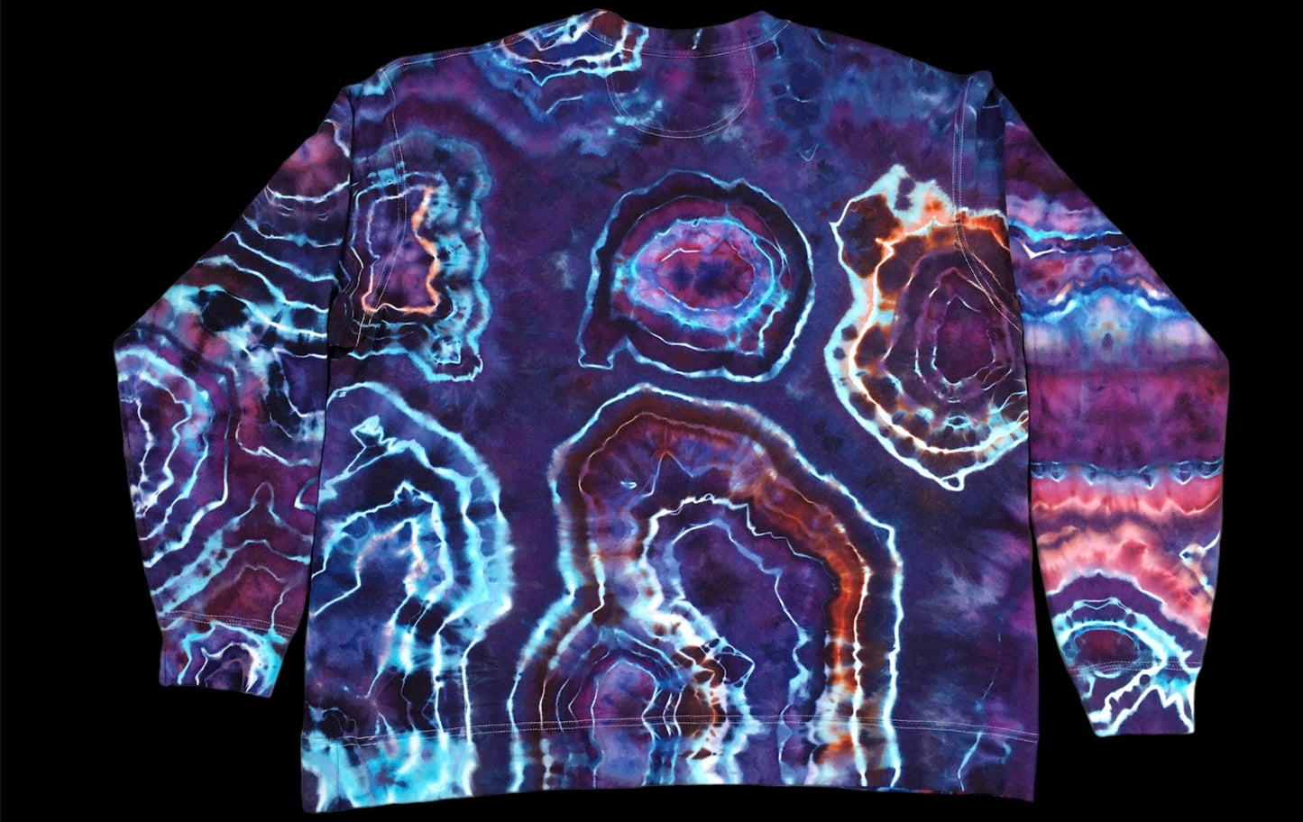 Ice Dyed Mushroom And Geode Sweater