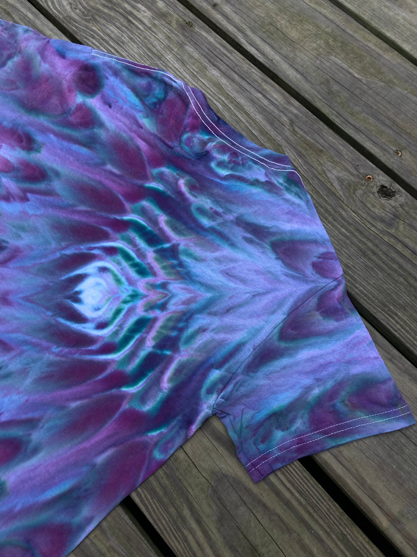 Cosmic Bloom Ice Dyed T Shirt
