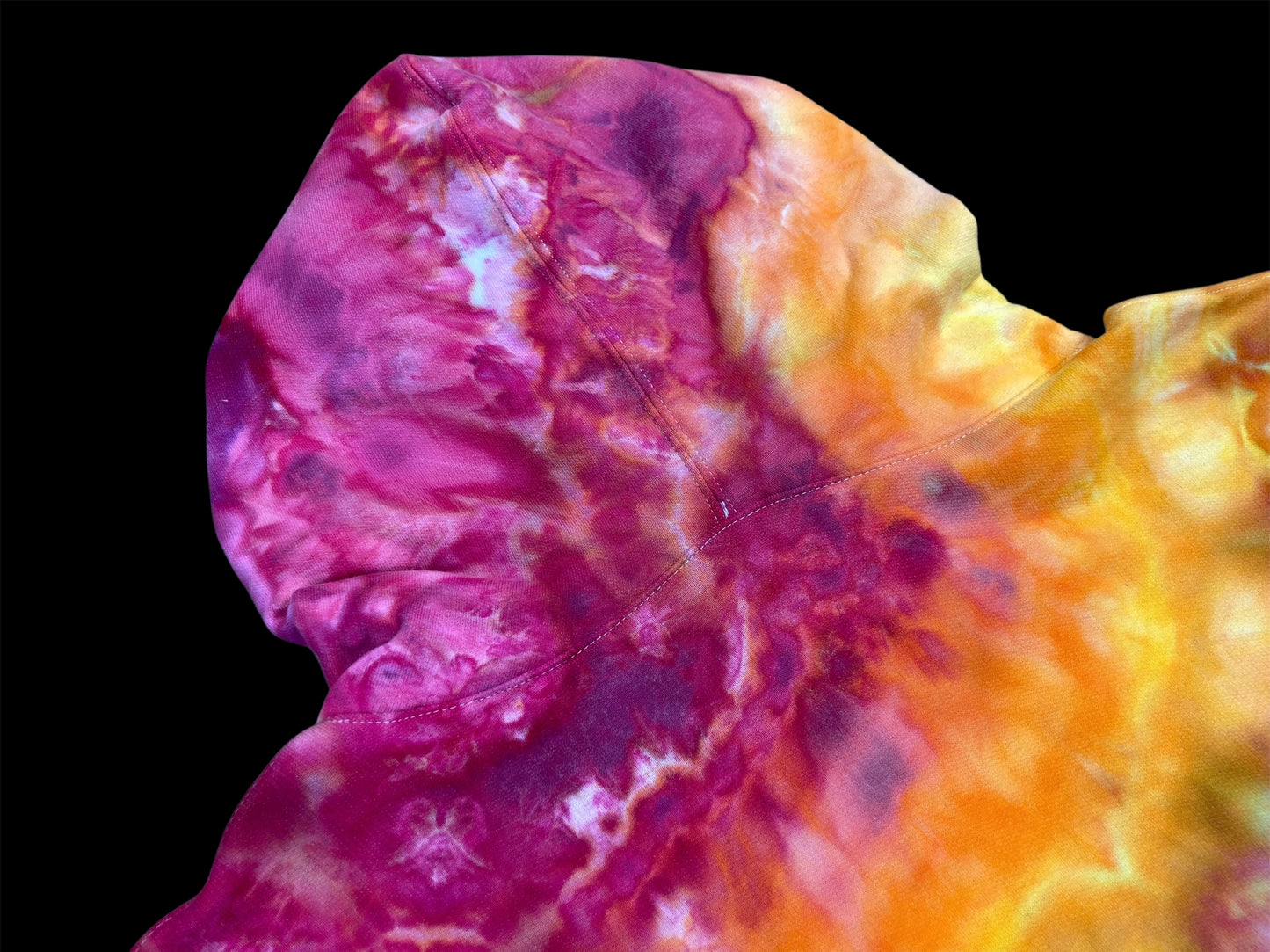 Summer Lava Geode Ice Tie Dye Hoodie XL