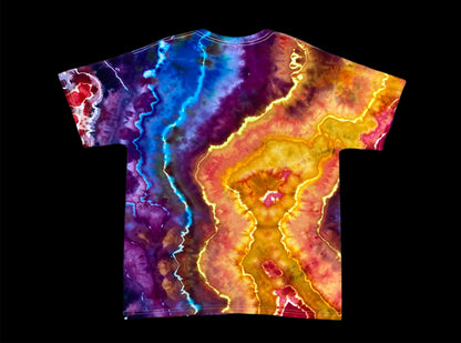 Rock & Roll Ice Dyed Guitar Geode T-Shirt