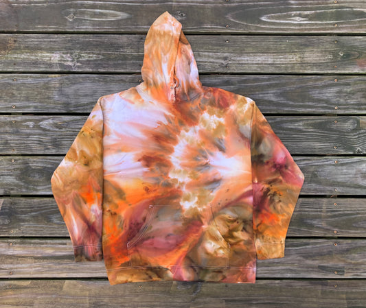 Fall & Ice Twists Tie Dye Hoodie