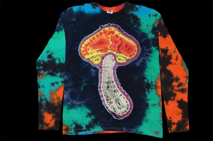 Abstract Mushroom Long Sleeve Shirt