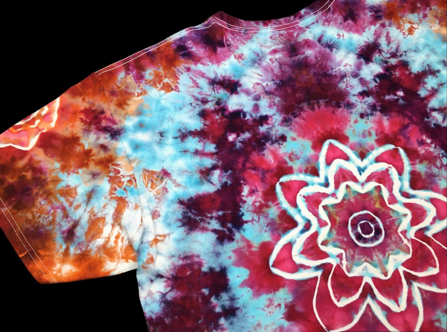 2 Sided Ron Star Lotus Ice Dye