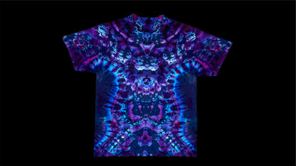 Reverse Rorschach Ice Tie Dye T-Shirt Blue/purple/pink