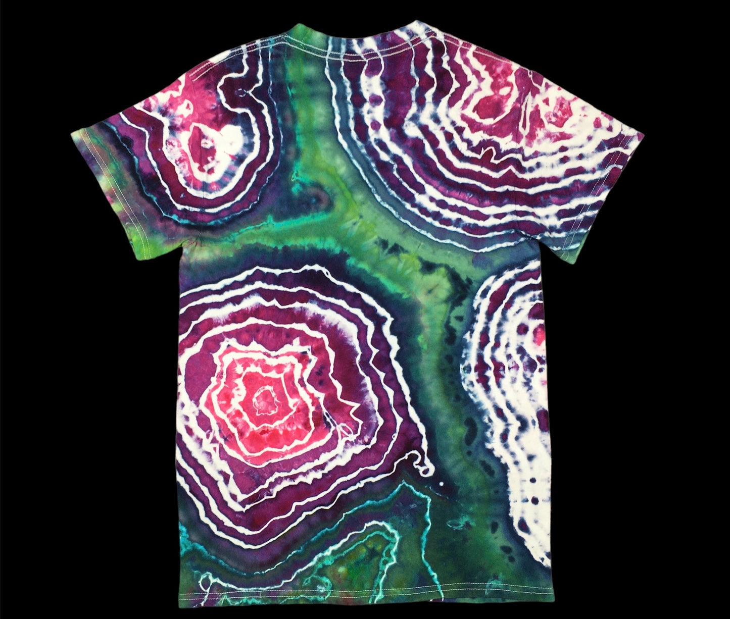 Ice Dyed Geode Styled Shirt