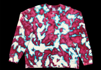Ice Dyed Berry Lava Sweater