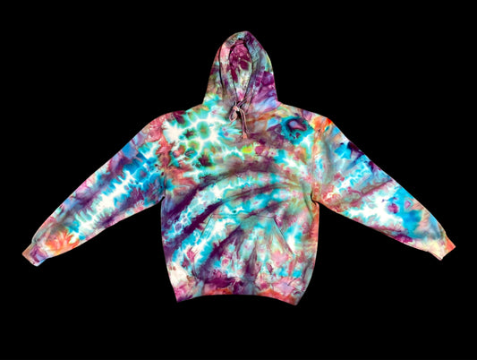 Summer Swirl Ice Tie Dye Hoodie