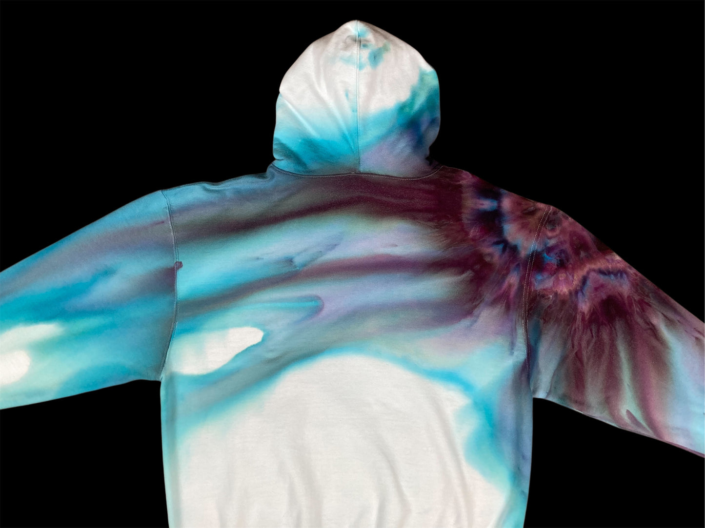 Gravity Flow Ice Tie Dye Hoodie Large
