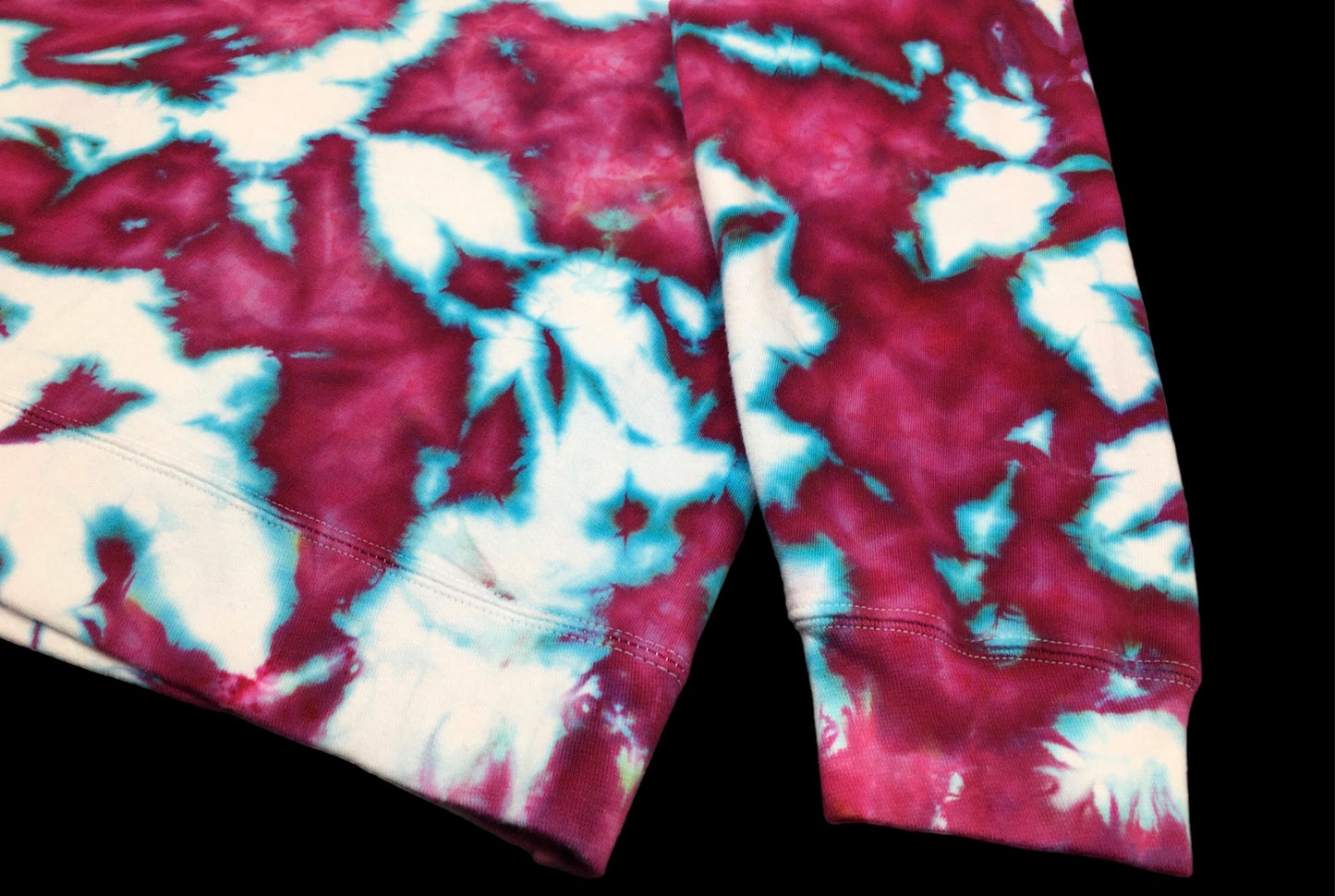 Ice Dyed Berry Lava Sweater