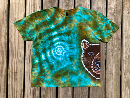 Cosmic Bear Ice Tie Dye 2x T Shirt