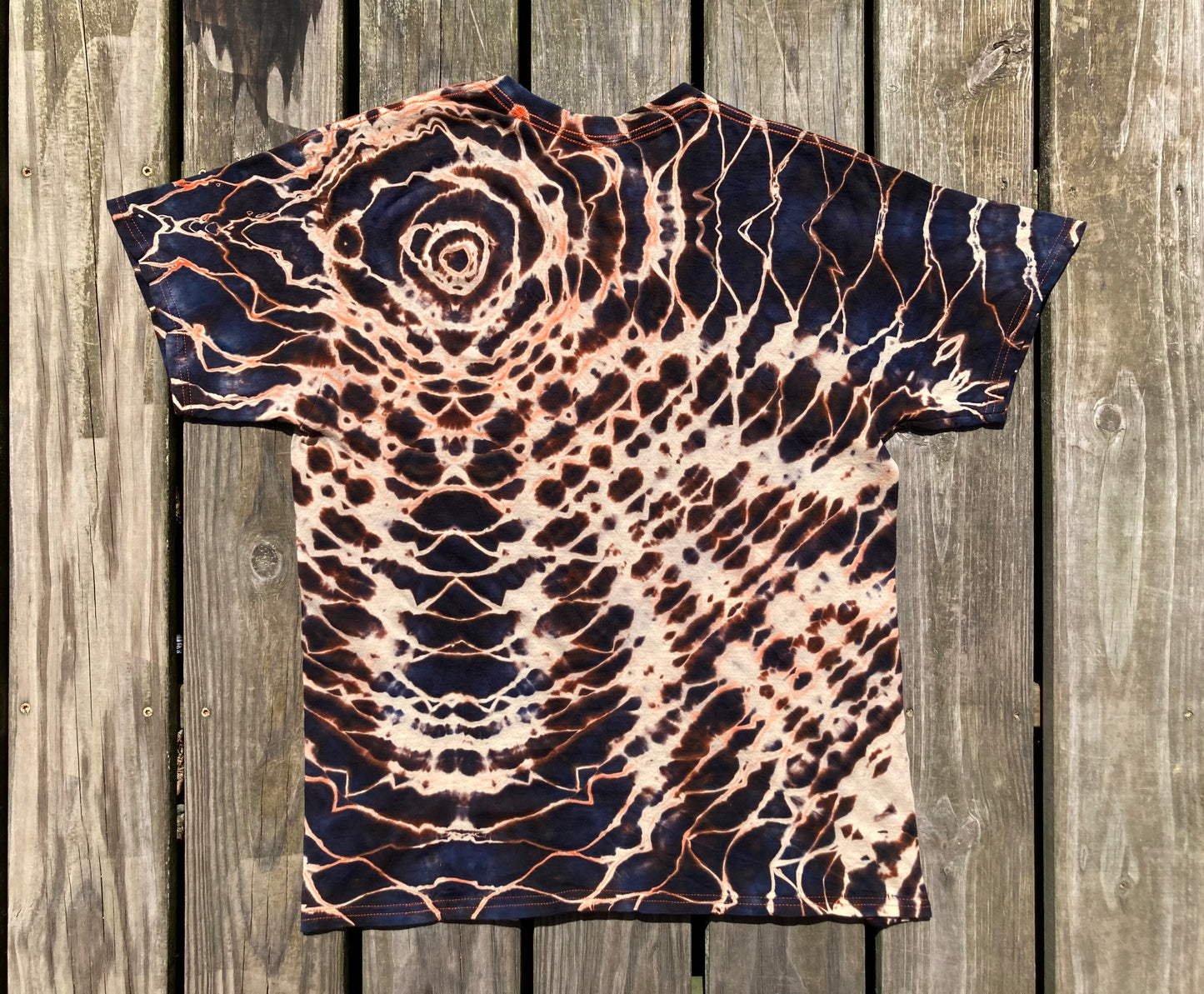 Jagged Geode Reverse Ice Tie Dye T Shirt