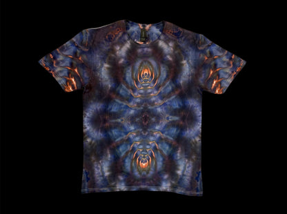 Spacial Bloom With Cosmic Spine Ice Tie Dye Medium T-Shirt