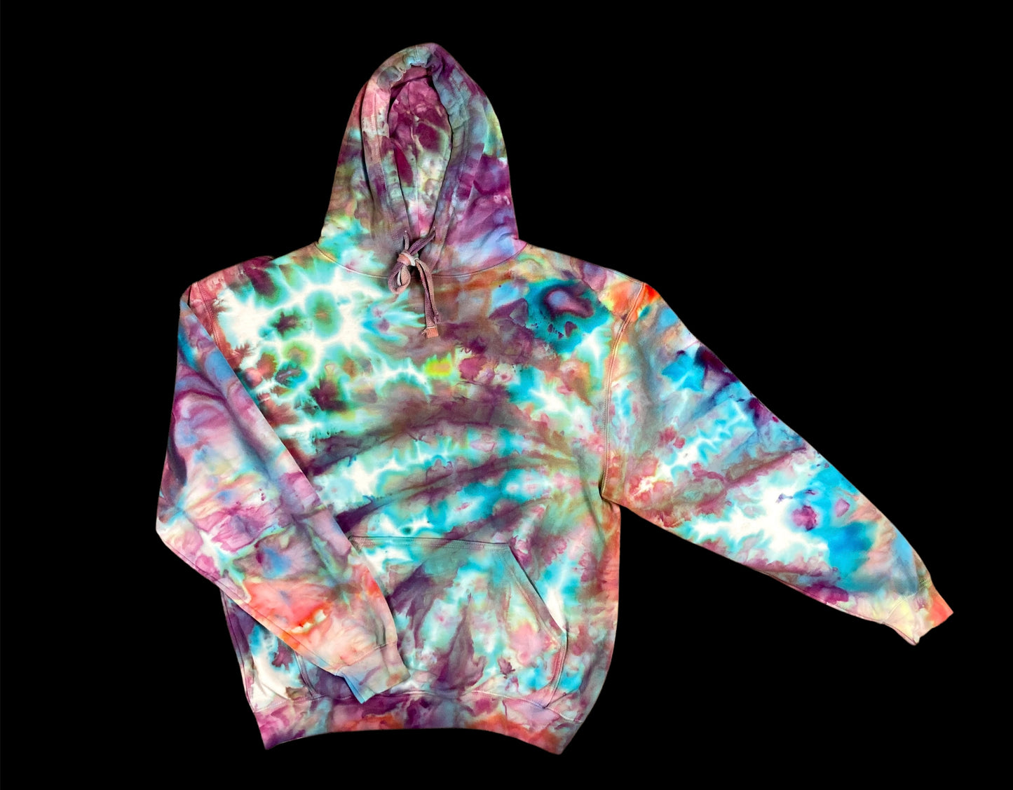 Summer Swirl Ice Tie Dye Hoodie