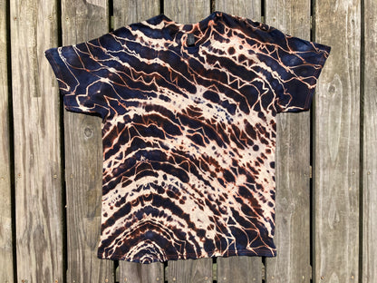 Jagged Geode Reverse Ice Tie Dye T Shirt