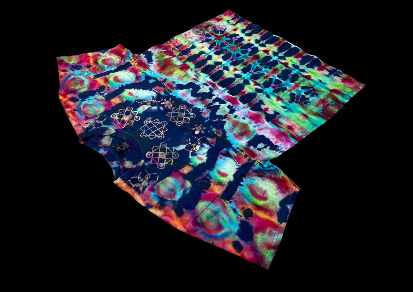Klinky Reverse Ice Tie Dye T-Shirt XL
