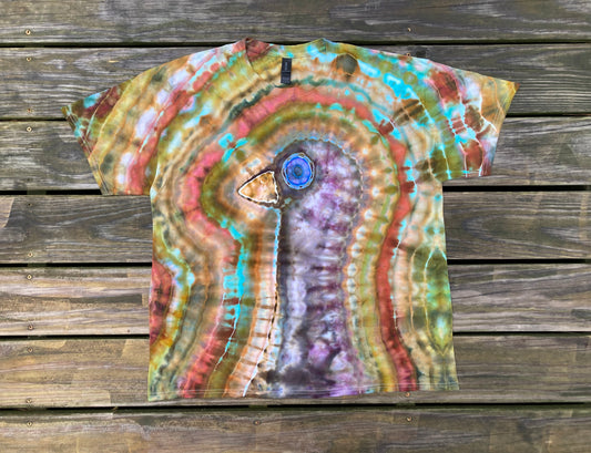 Geode Bird Ice Tie Dye T Shirt