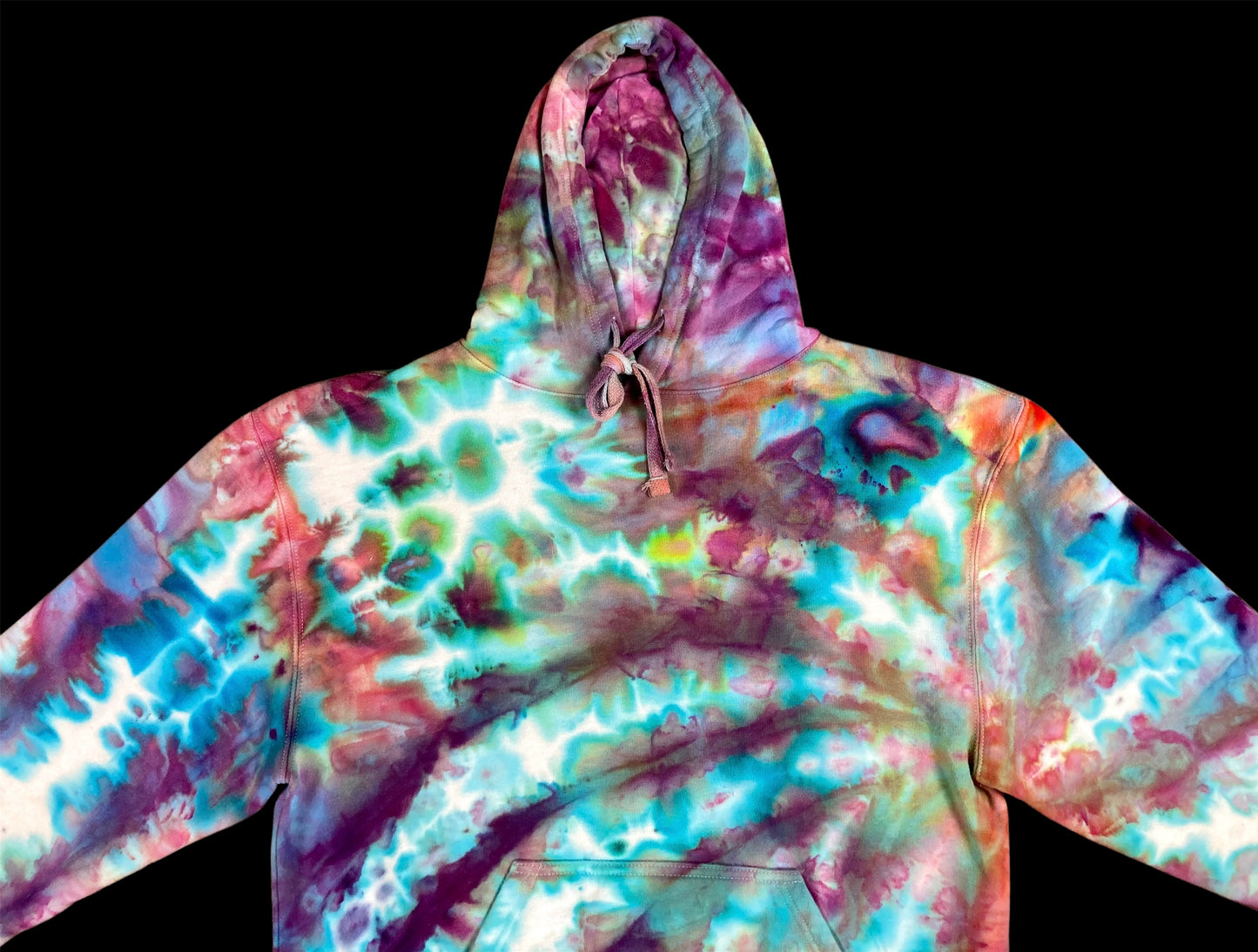Summer Swirl Ice Tie Dye Hoodie