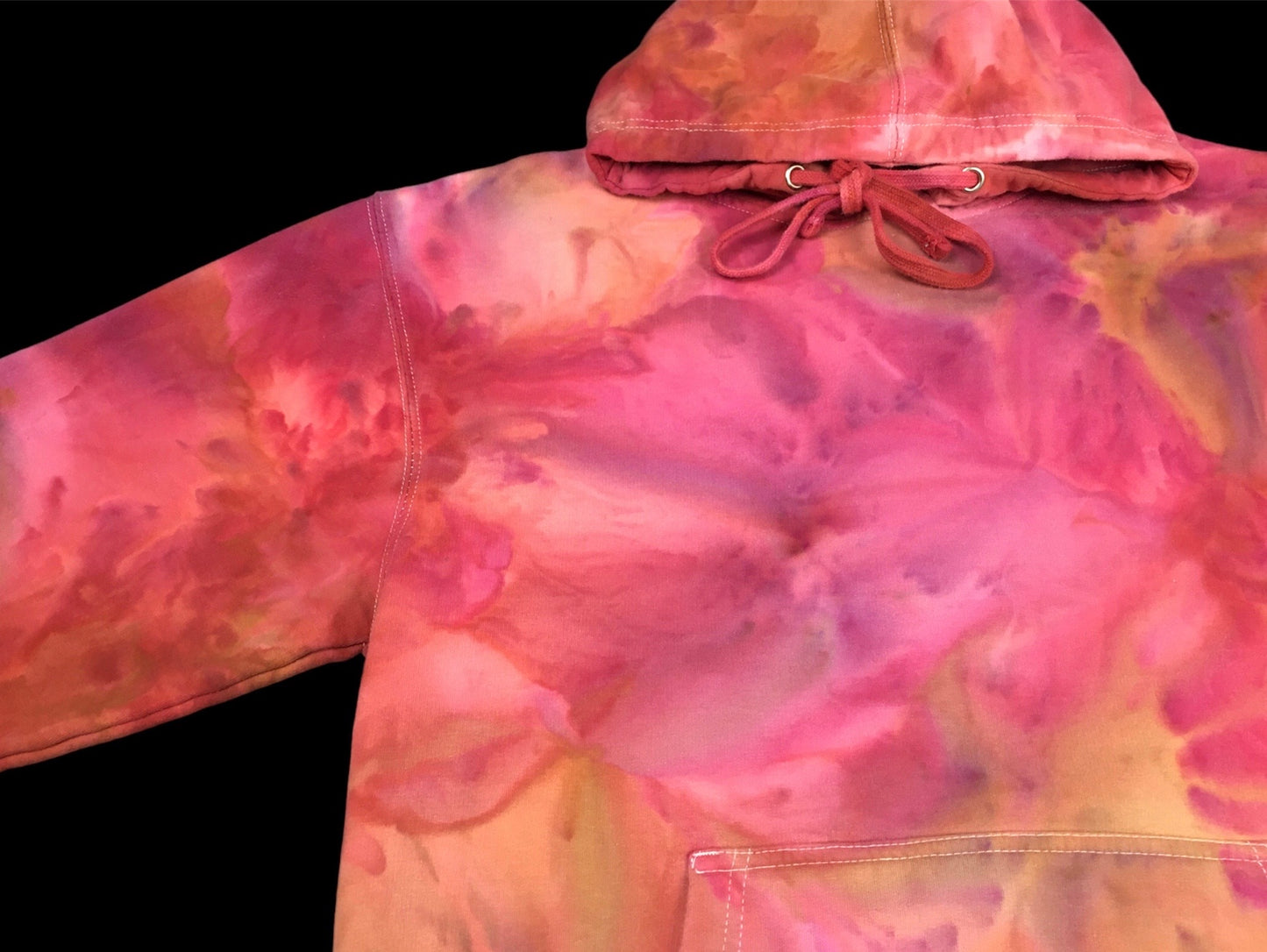 Ice Dyed Blooming Tie Dye Hoodie