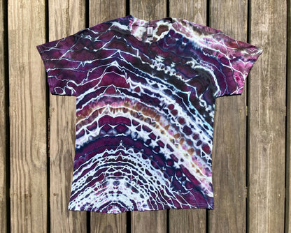 Jagged Geode Ice Tie Dye T Shirt