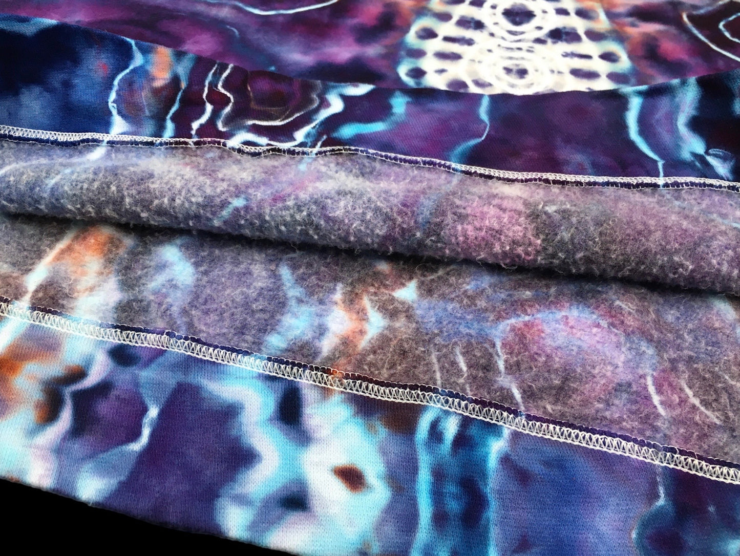 Ice Dyed Mushroom And Geode Sweater