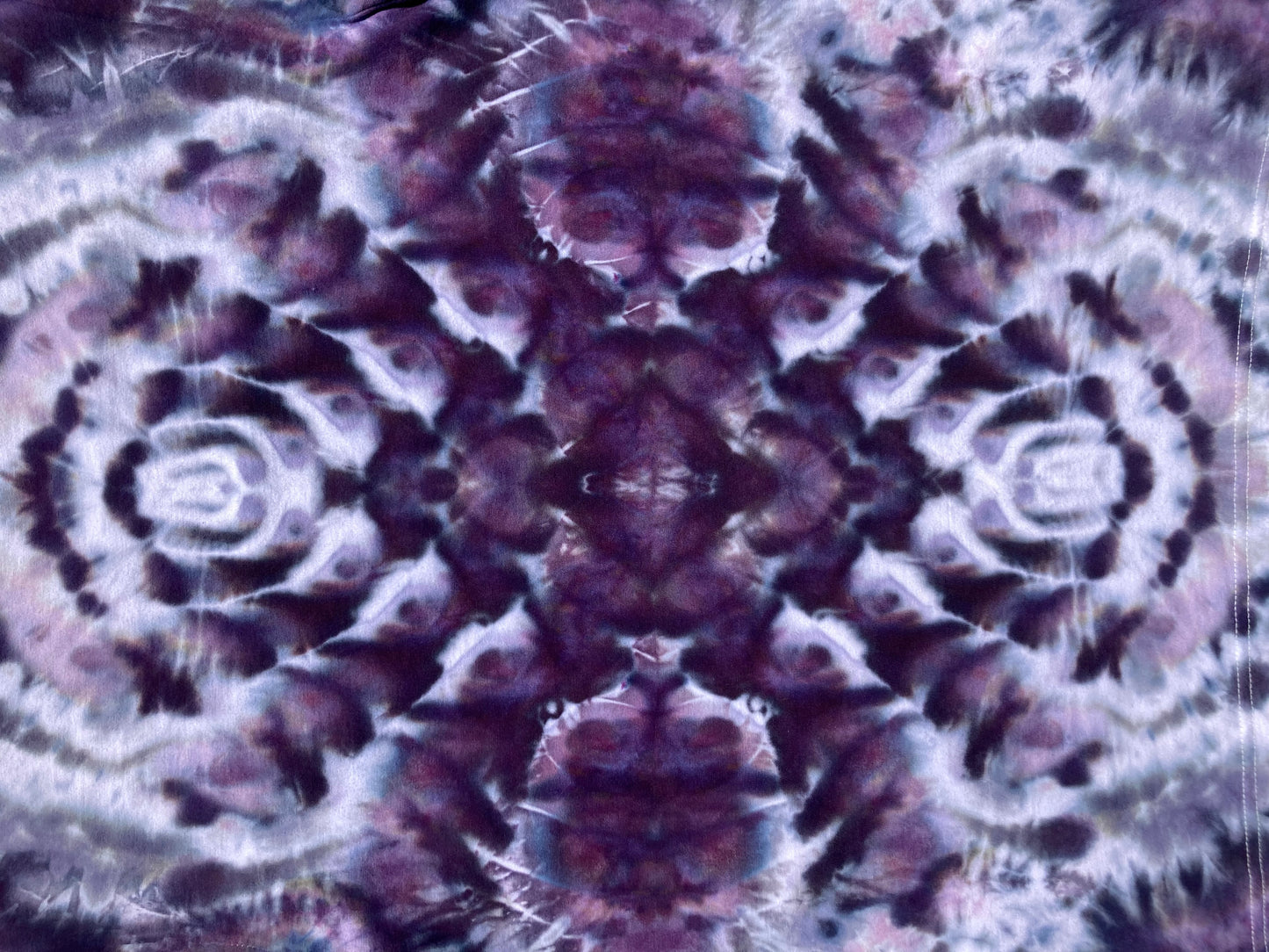 Spacial Bloom Abstract Ice Tie Dye T Shirt