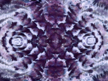Spacial Bloom Abstract Ice Tie Dye T Shirt