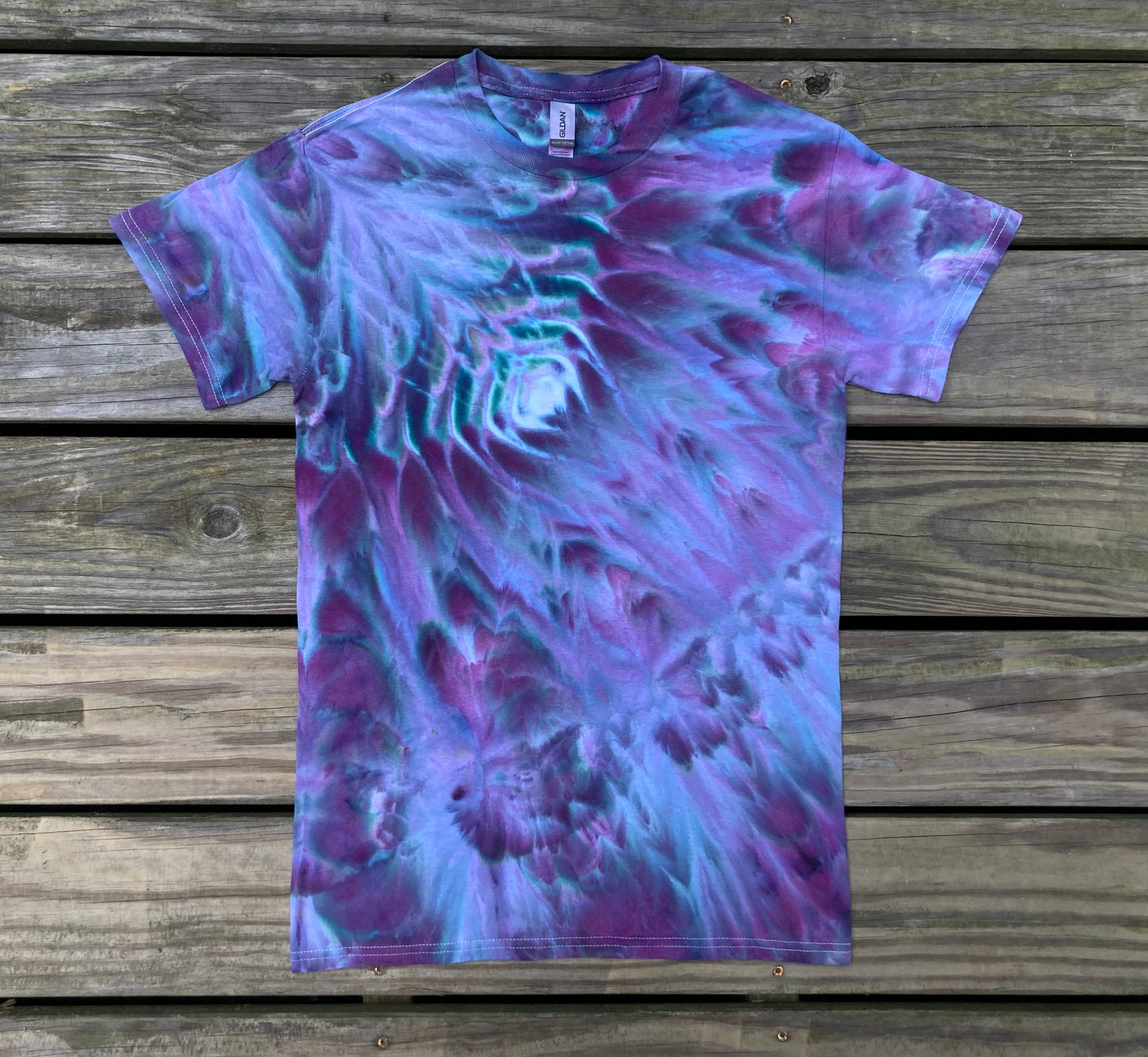 Cosmic Bloom Ice Dyed T Shirt