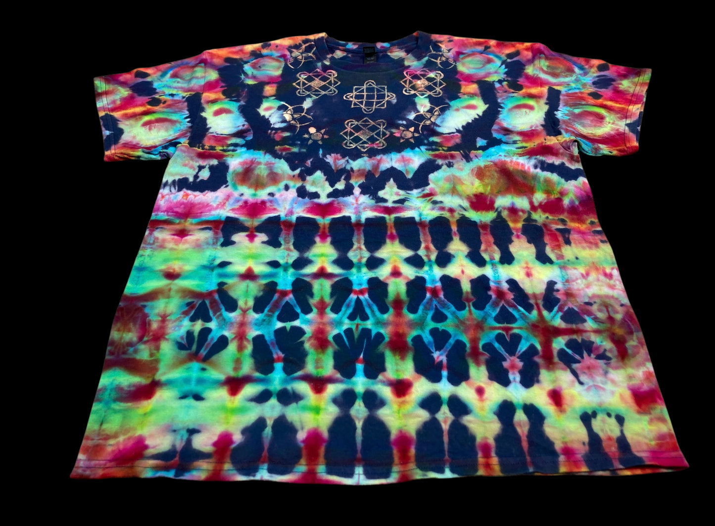 Klinky Reverse Ice Tie Dye T-Shirt XL